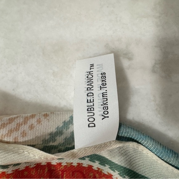 Double D Ranch Multicolor Patterned Scarf - Picture 2 of 2